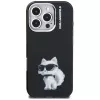 Karl Lagerfeld IML Aquarelle Choupette & Logo Θήκη για iPhone 16 Pro Max Μαύρο