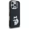 Karl Lagerfeld IML Aquarelle Choupette & Logo Θήκη για iPhone 16 Pro Max Μαύρο