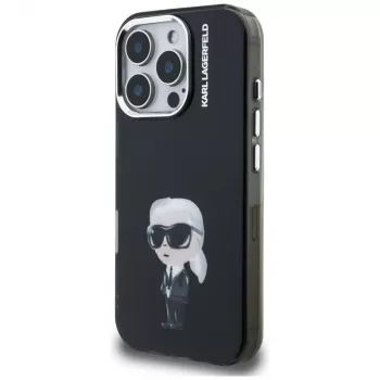 Karl Lagerfeld IML Aquarelle Karl & Logo Θήκη για iPhone 16 Pro Max Μαύρο