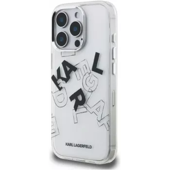 Karl Lagerfeld IML Sketched Graphic Θήκη για iPhone 16 Pro Διάφανο