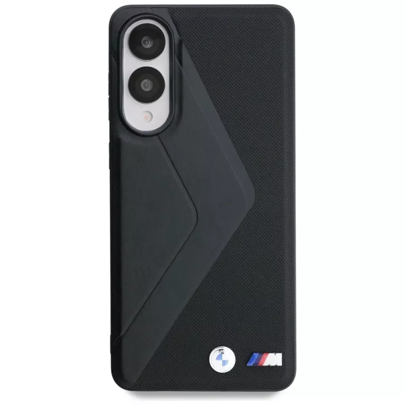 BMW Δερμάτινη Oversized Stripes MagSafe Θήκη για Samsung Galaxy S25 Edge Μαύρο