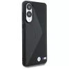 BMW Δερμάτινη Oversized Stripes MagSafe Θήκη για Samsung Galaxy S25 Edge Μαύρο