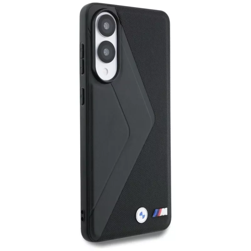 BMW Δερμάτινη Oversized Stripes MagSafe Θήκη για Samsung Galaxy S25 Edge Μαύρο