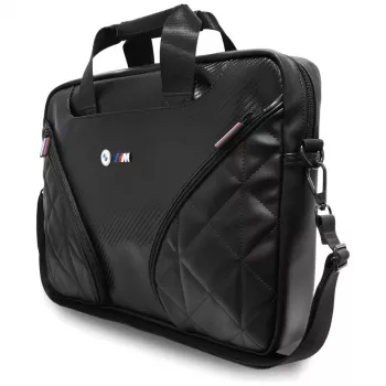 BMW Carbon Pockets & Metal Logo Σακίδιο Laptop 16 ιντσών Μαύρο