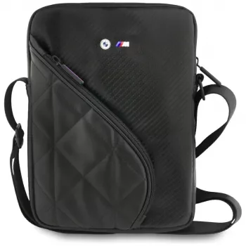 BMW Carbon Pockets & Metal Logo Θήκη Μαύρη για iPhone X/XS