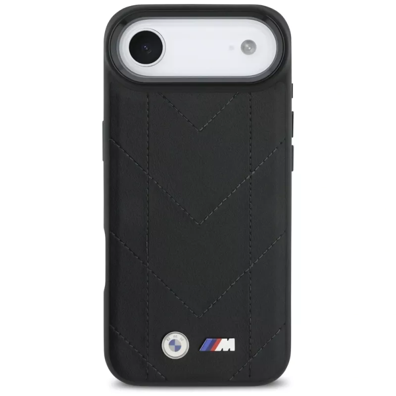 BMW M Quilted Logo MagSafe Θήκη για Apple iPhone Air, Μαύρο