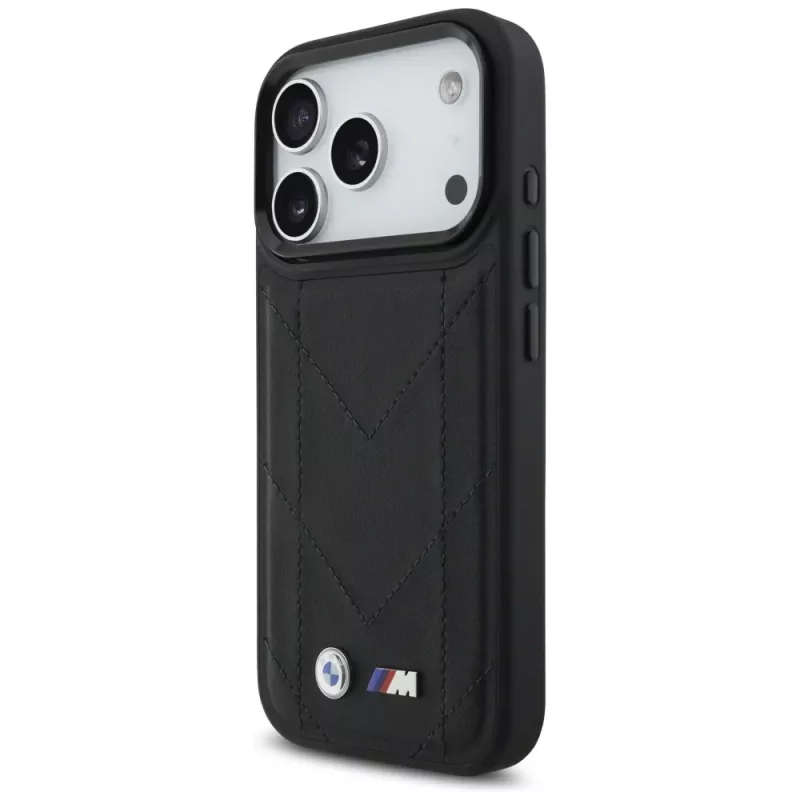 BMW M Quilted Logo MagSafe Θήκη για Apple iPhone 17 Pro, Μαύρο