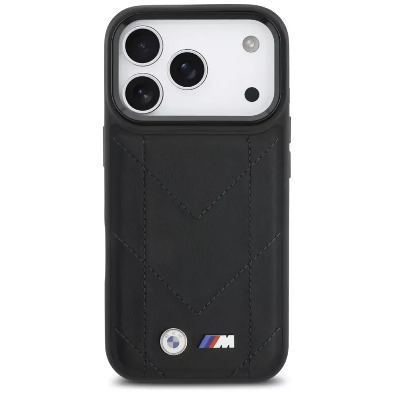 BMW M Quilted Logo MagSafe Θήκη για Apple iPhone 17 Pro, Μαύρο