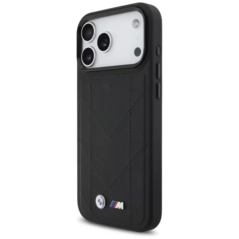 BMW M Quilted Logo MagSafe Θήκη για Apple iPhone 17 Pro Max, Μαύρο