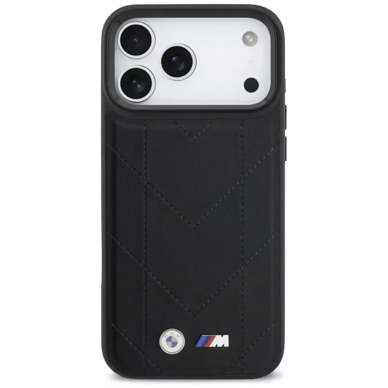 BMW M Quilted Logo MagSafe Θήκη για Apple iPhone 17 Pro Max, Μαύρο