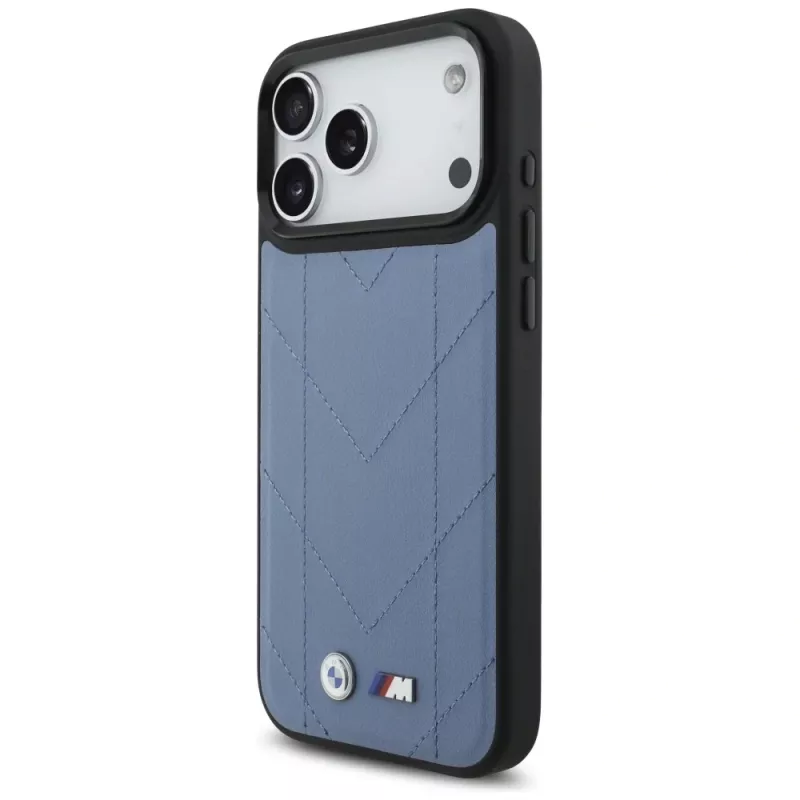 BMW M Quilted Logo MagSafe Θήκη για iPhone 17 Pro Max Μπλε