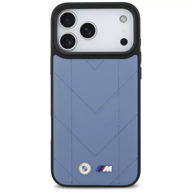 BMW M Quilted Logo MagSafe Θήκη για iPhone 17 Pro Max Μπλε