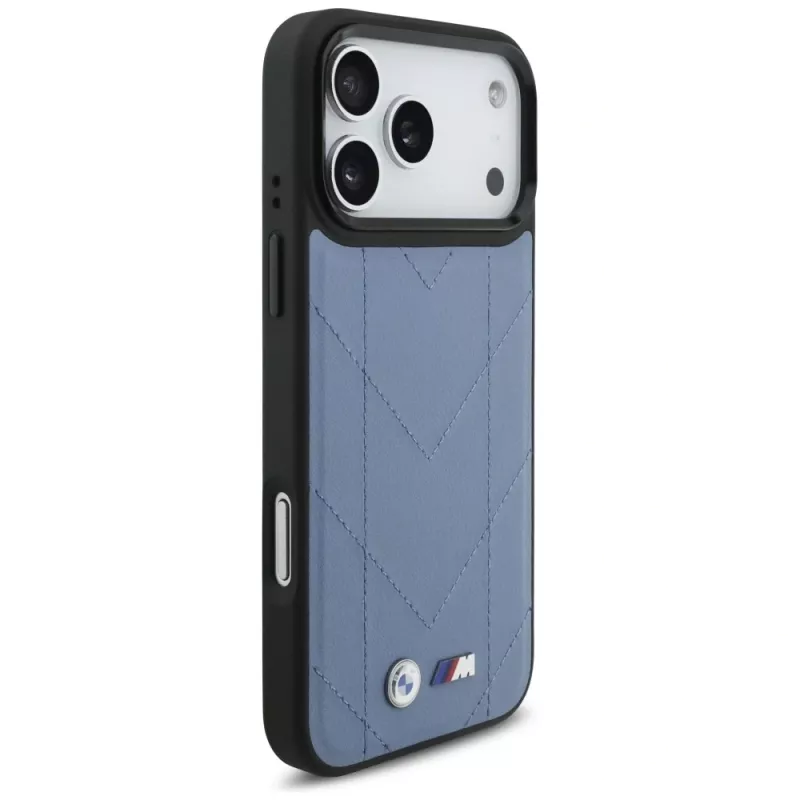 BMW M Quilted Logo MagSafe Θήκη για iPhone 17 Pro Max Μπλε