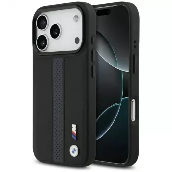 BMW M Perforated Stripe Logo MagSafe Θήκη για iPhone 17 Pro Μπλε