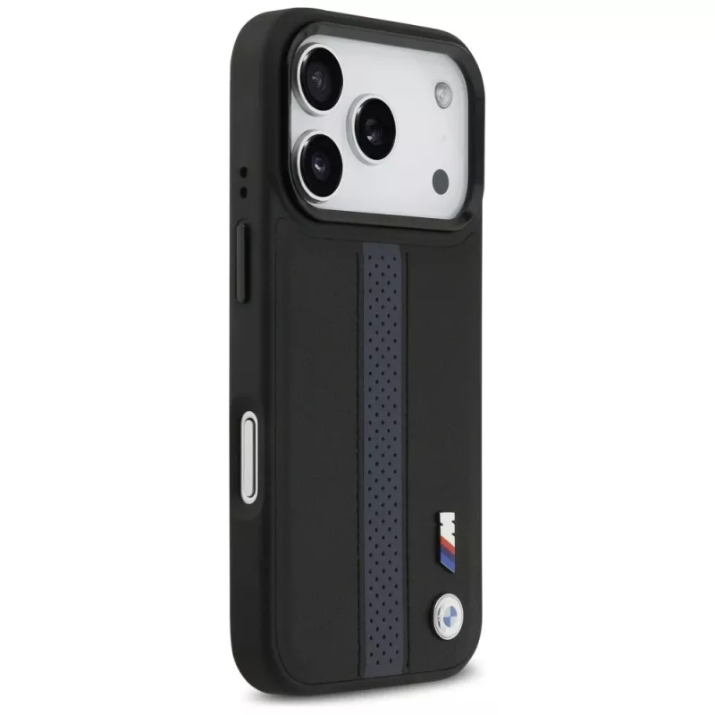 BMW M Perforated Stripe Logo MagSafe Θήκη για iPhone 17 Pro Μπλε