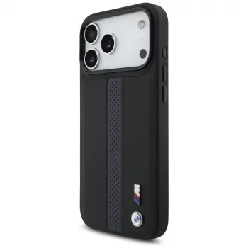 BMW M Perforated Stripe Logo MagSafe Θήκη για iPhone 17 Pro Max Μπλε