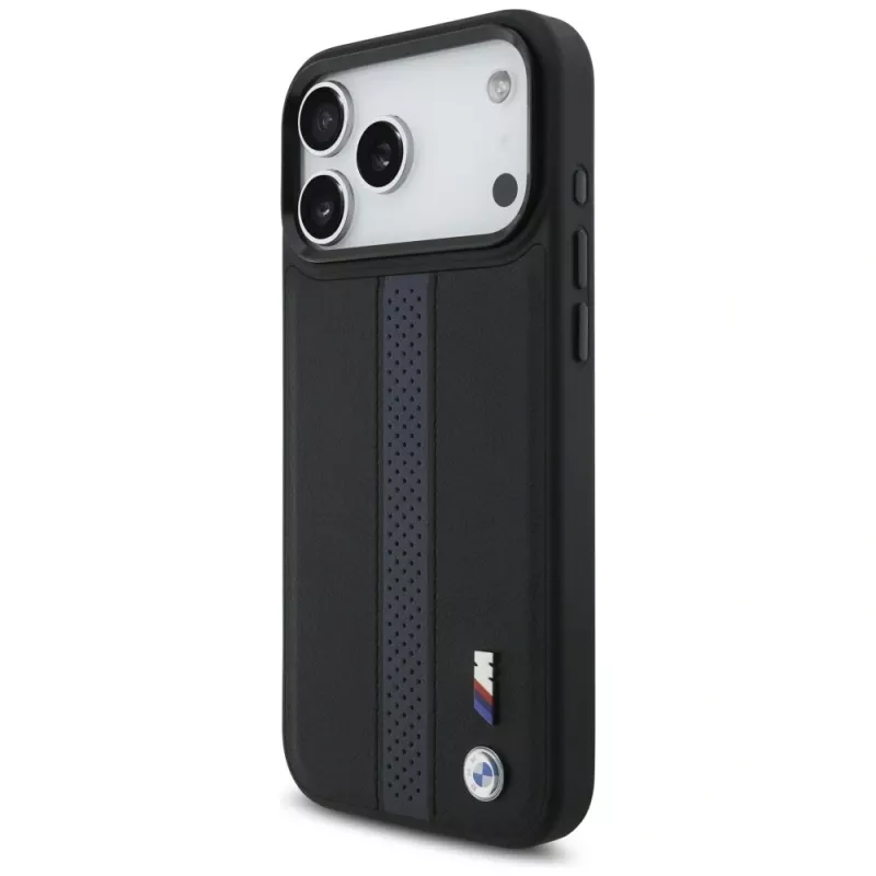 BMW M Perforated Stripe Logo MagSafe Θήκη για iPhone 17 Pro Max Μπλε