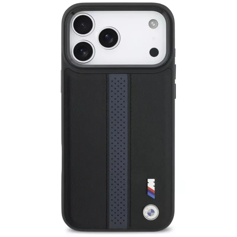 BMW M Perforated Stripe Logo MagSafe Θήκη για iPhone 17 Pro Max Μπλε