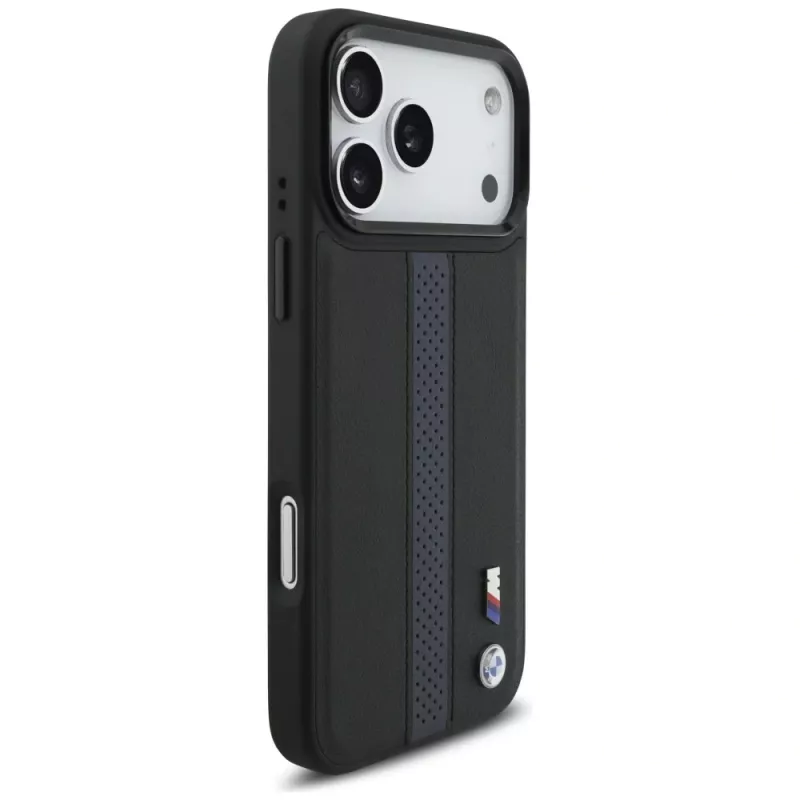 BMW M Perforated Stripe Logo MagSafe Θήκη για iPhone 17 Pro Max Μπλε