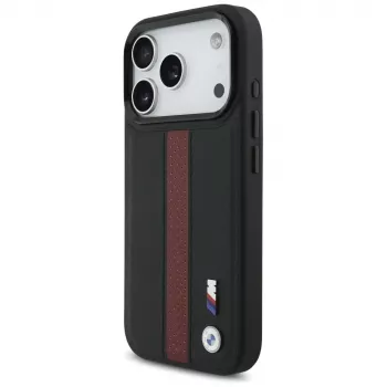 BMW M Perforated Stripe Logo MagSafe Θήκη για iPhone 17 Pro Κόκκινο