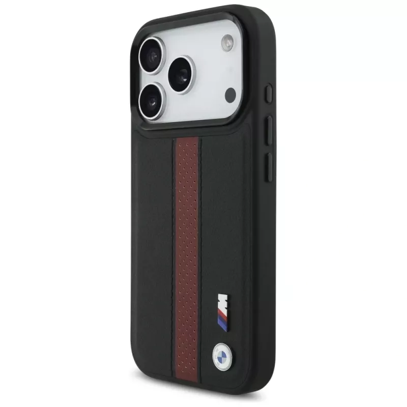 BMW M Perforated Stripe Logo MagSafe Θήκη για iPhone 17 Pro Κόκκινο