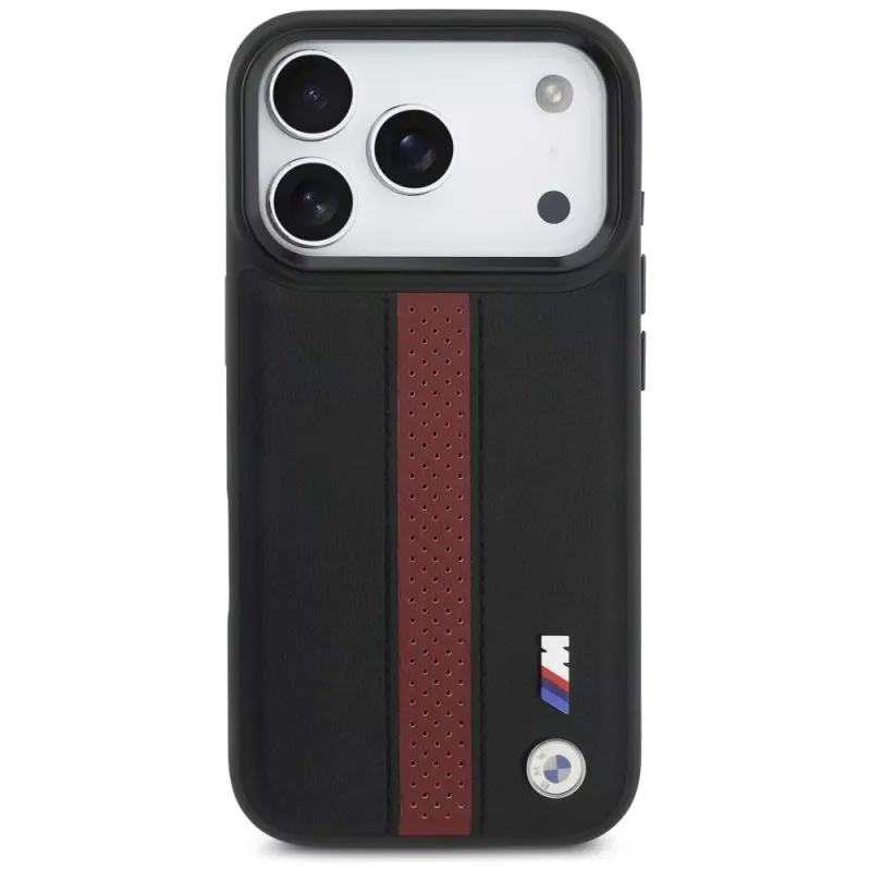BMW M Perforated Stripe Logo MagSafe Θήκη για iPhone 17 Pro Κόκκινο