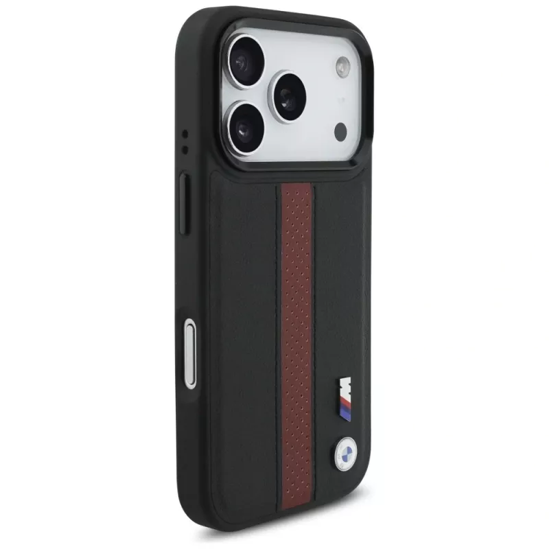 BMW M Perforated Stripe Logo MagSafe Θήκη για iPhone 17 Pro Κόκκινο