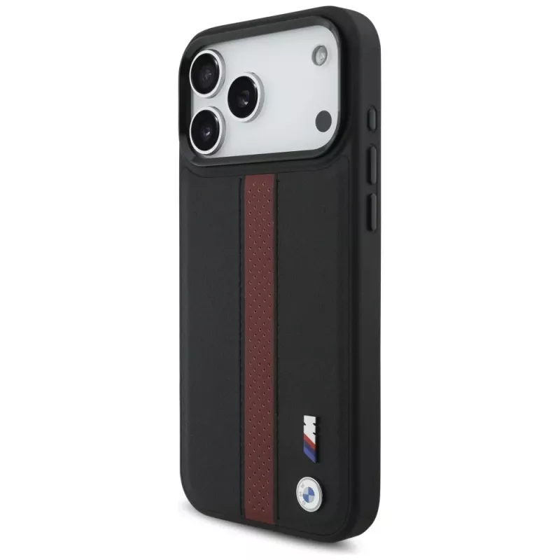 BMW M Perforated Stripe Logo MagSafe Θήκη για Apple iPhone 17 Pro Max, Κόκκινο