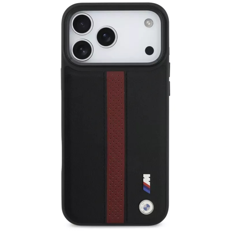 BMW M Perforated Stripe Logo MagSafe Θήκη για Apple iPhone 17 Pro Max, Κόκκινο