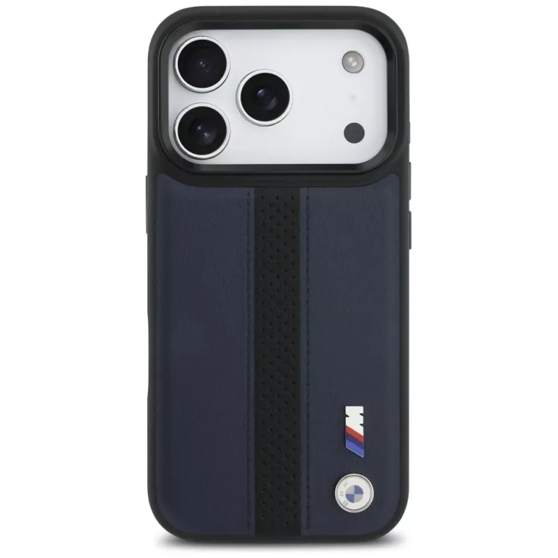 BMW M Perforated Stripe Logo MagSafe Θήκη για Apple iPhone 17 Pro, Navy Blue