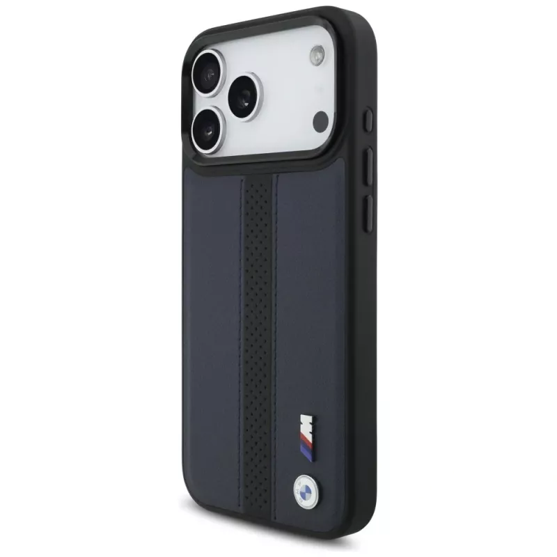 BMW M Perforated Stripe Logo MagSafe Θήκη για iPhone 17 Pro Max Navy