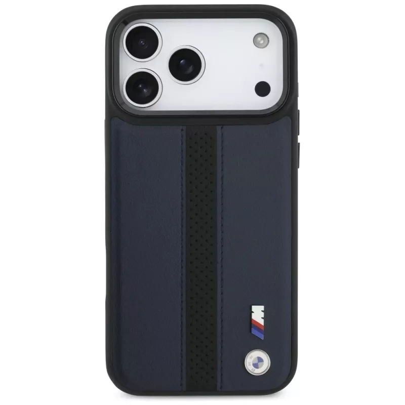 BMW M Perforated Stripe Logo MagSafe Θήκη για iPhone 17 Pro Max Navy