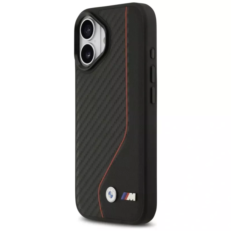 BMW M Carbon Line & Logo MagSafe Θήκη για iPhone 17 Κόκκινο