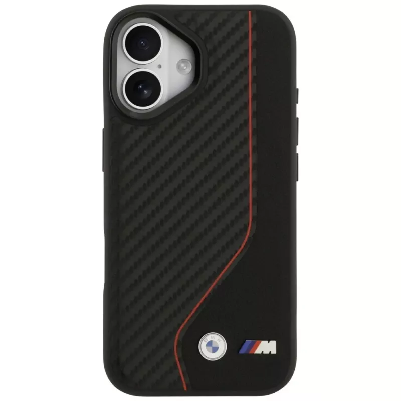 BMW M Carbon Line & Logo MagSafe Θήκη για iPhone 17 Κόκκινο