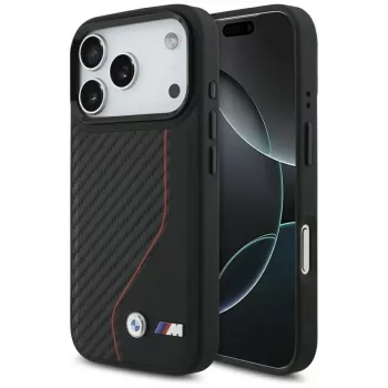 BMW M Carbon Line & Logo MagSafe Θήκη για Apple iPhone 17 Pro Κόκκινο