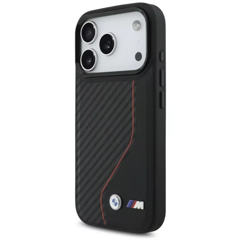 BMW M Carbon Line & Logo MagSafe Θήκη για Apple iPhone 17 Pro Κόκκινο