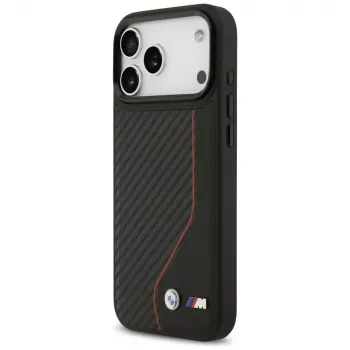 BMW M Carbon Line & Logo MagSafe Θήκη για iPhone 17 Pro Max Κόκκινο