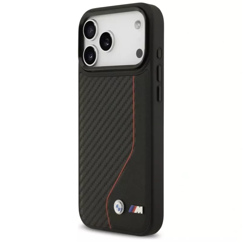 BMW M Carbon Line & Logo MagSafe Θήκη για iPhone 17 Pro Max Κόκκινο