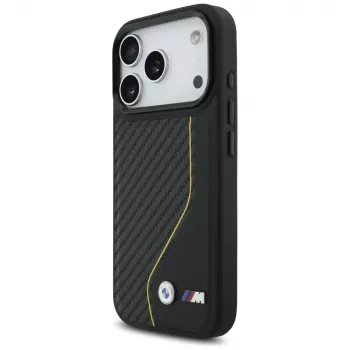 BMW M Carbon Line & Logo MagSafe Θήκη για iPhone 17 Pro Κίτρινο