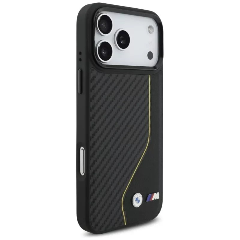 BMW M Carbon Line & Logo MagSafe Θήκη για iPhone 17 Pro Max Κίτρινο