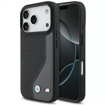 BMW M Carbon Logo MagSafe Θήκη για iPhone 17 Pro Ανθρακί