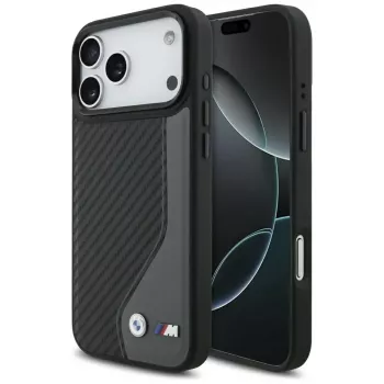 BMW M Carbon Logo MagSafe Θήκη για Apple iPhone 17 Pro Max Ανθρακί