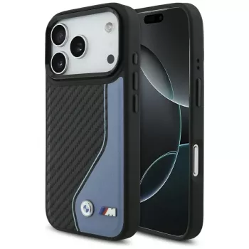 BMW M Carbon Logo MagSafe Θήκη για Apple iPhone 17 Pro, Μπλε