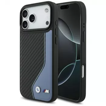 BMW M Carbon Logo MagSafe Θήκη για iPhone 17 Pro Max Μπλε