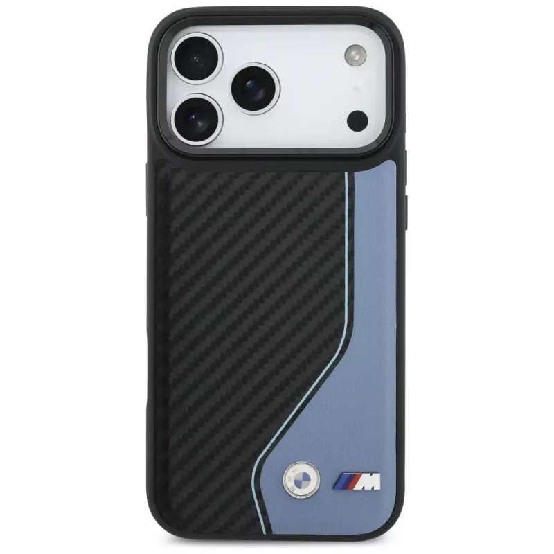 BMW M Carbon Logo MagSafe Θήκη για iPhone 17 Pro Max Μπλε