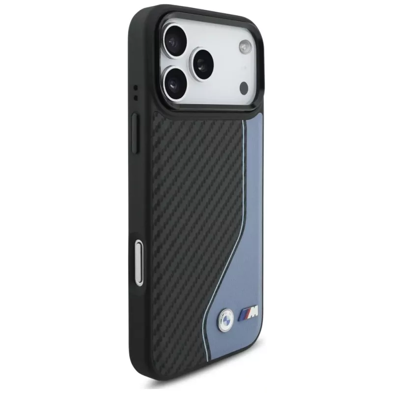BMW M Carbon Logo MagSafe Θήκη για iPhone 17 Pro Max Μπλε