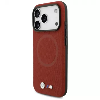 BMW M Series Metal Logo MagSafe Θήκη για Apple iPhone 17 Pro, Κόκκινο