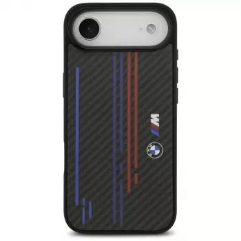 BMW M Kevlar Lines & Logo MagSafe Θήκη για Apple iPhone Air, Μαύρο