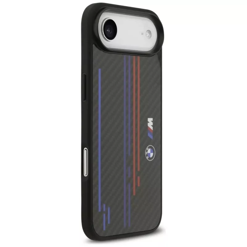 BMW M Kevlar Lines & Logo MagSafe Θήκη για Apple iPhone Air, Μαύρο