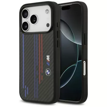 BMW M Kevlar Lines & Logo MagSafe Θήκη για iPhone 17 Pro Μαύρο